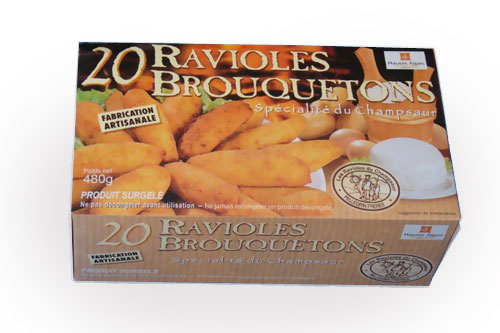 Carton de 20 ravioles du Champsaur surgelés